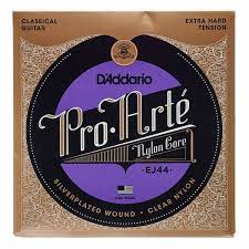 Encordoamento Violao Nylon Daddario EJ44 Pro Arte Tensao Extra Alta