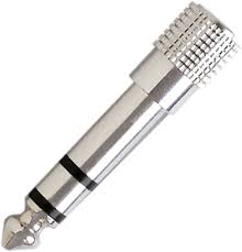 Plug Adaptador ent 1 P2 Sai 1 P10 St Metal SoundVoice AD10-02