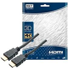 Cabo MXT Hdmi 3m 2.0 4K Dourado 8.1.357