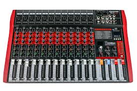 Mesa de Som SoundVoice MR-162 Rubi 16 Canais USB Bluetooth Phantom Power Efeitos 1 Aux