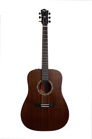 Violao Tagima TLM-100 Ntm Folk Eletroacustico Aço Natural Mahogany Tampo Maciço Com Bag Afinador