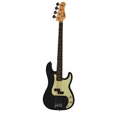 Contrabaixo Memphis MB-40 4 Cordas Passivo Jazz Bass Preto Fosco (BKS)