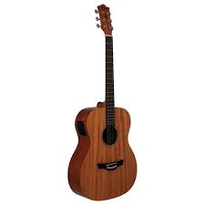 Violao Tagima Montana NTMS Grand Concert  Eletroacustico Aço Natural Mahogany Satin Afinador