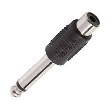 Plug Adaptador Ent 1 Rca Sai 1 P10 Mono 64.1.237