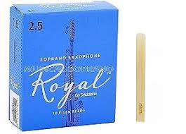 Palheta Sax Soprano 2.5 Rico Royal RIB1025 16053