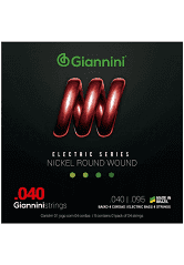 Encordoamento Contrabaixo Giannini Geebrl 4 cordas 040 Media