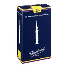 Palheta Sax Soprano 2.5 Vandoren Tradicional 2220