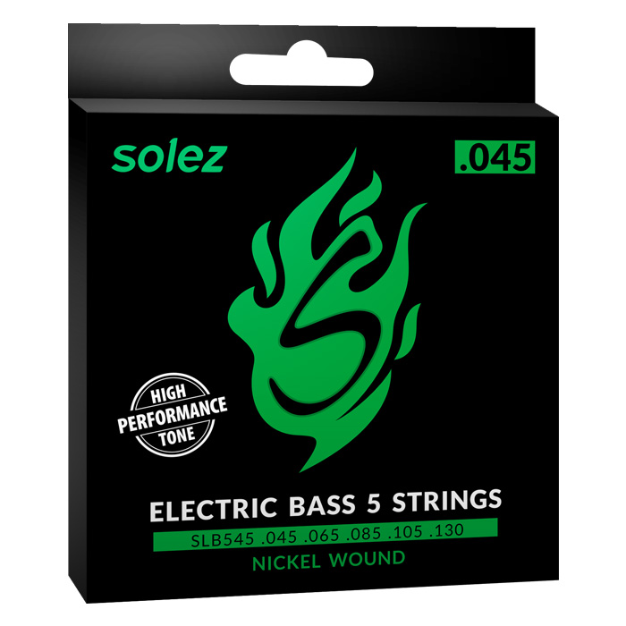 Encordoamento Contrabaixo Solez SLB545 5 Cordas 045 179