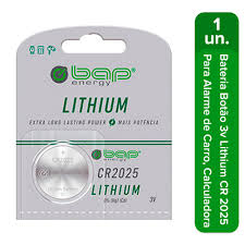 Bateria 3v Bap Cr 2025 Lithium Power