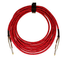 Cabo B2B P10xP10 5m Textil Vermelho 4082