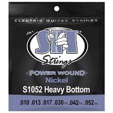 Encordoamento Guitarra Power Wound S1052 Sit String 010 Heavy Botton 010 -052