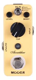 Pedal de Efeitos Mooer Acoustikar Simulador de Violao MAC1