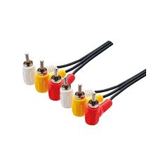 Cabo B2B 3Rca+3Rca 90 Graus 1,5m 9838