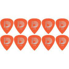 Palheta Daddario Guitarra Duralin Prec 6DOR2-100 060mm 25827 Laranja