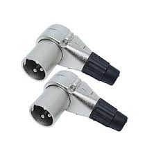 Plug Cannon Macho MXT 90 Graus Metal Profissional Desmontavel  64.1.607