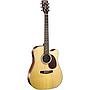 Violao Cort MR600F NS Folk Cutaway Eletroacustico Aço Natural Tampo Maciço Afinador