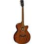 Violao Cort SFX-MEM OP Mahogany Flat Cutaway Eletroacustico Aço Natural Fosco Afinador